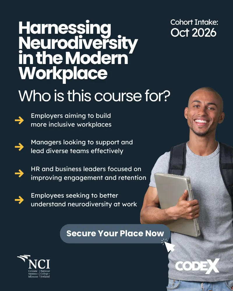 Harnessing Neurodiversity in the Modern Workplace Course Sponsorship